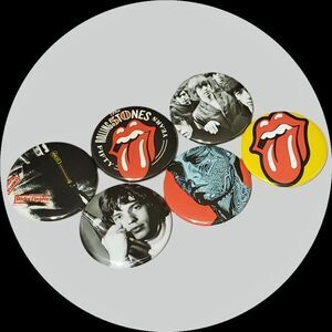 The Rolling Stones Photo Button Pins